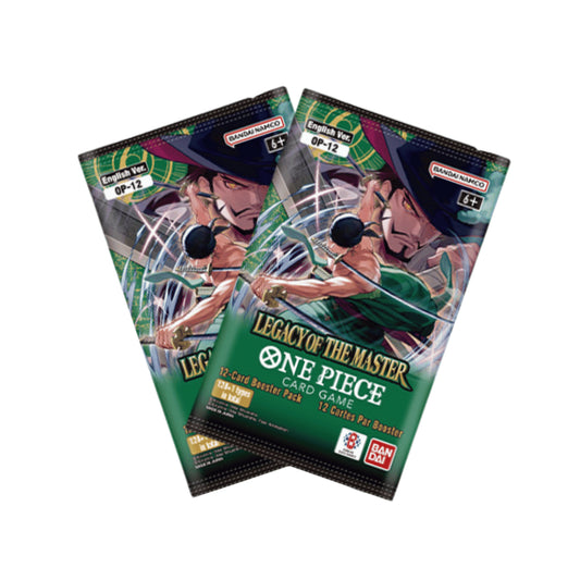 One Piece Card Game OP-12 Legacy Of The Master - 2 Pack